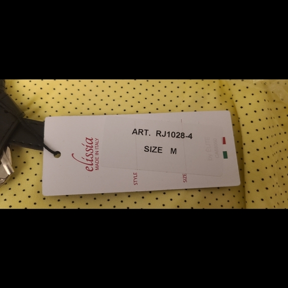 2 for 1 🥰 ELISSIA Women Pants Yellow Black dot with Black belt🪅 - Picture 7 of 9